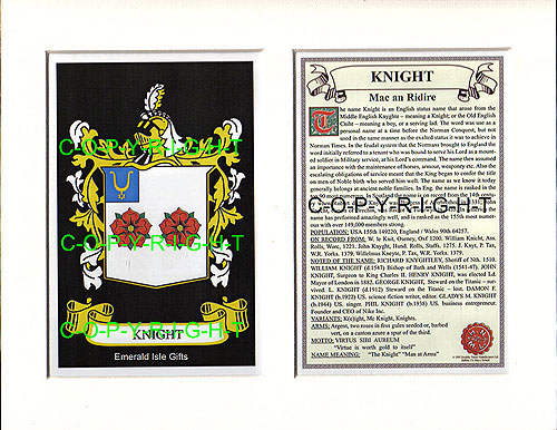 Family Crest Knight