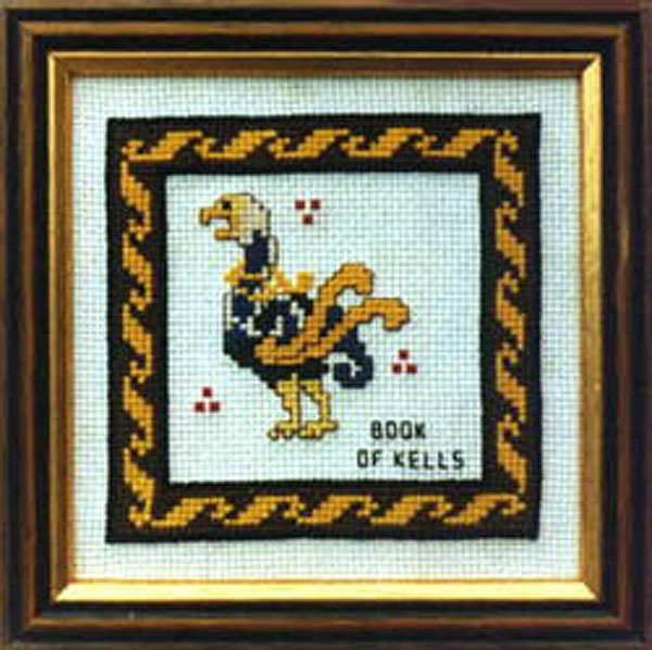 Celtic Animals Cross Stitch Bird From Book Of Kells Cross Stitch