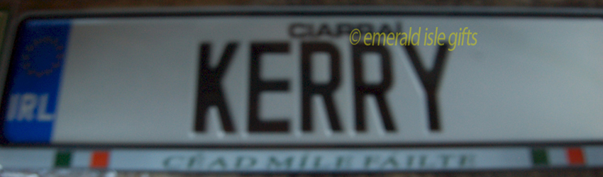 I Love KERRY Irish Driving Plate