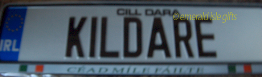 I Love KILDARE Irish Driving Plate