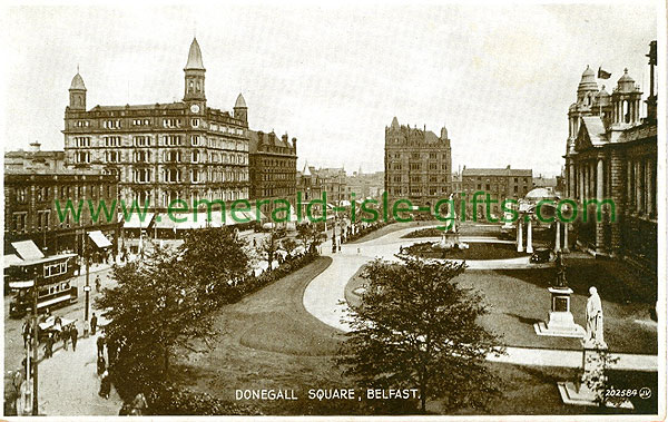 Antrim - Belfast - View Donegall Square