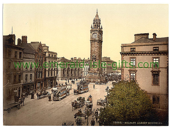 Belfast - Albert Memorial - old colour