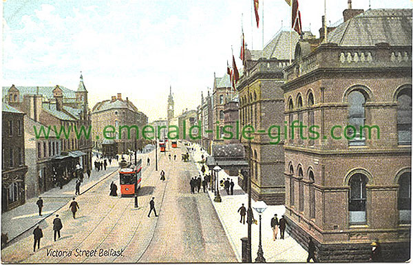 Belfast - Victoria Street in colour