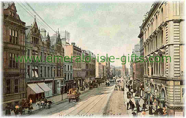 Belfast - old photo of High Street