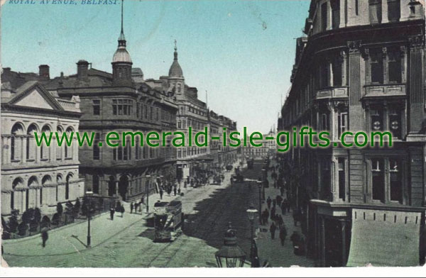 Belfast - old photo of Royal Avenue