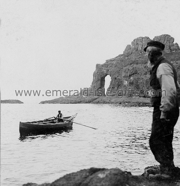 Antrim - Fishing Boat at the Giant