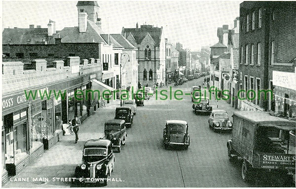 Antrim - Larne - Main St & Town Hall