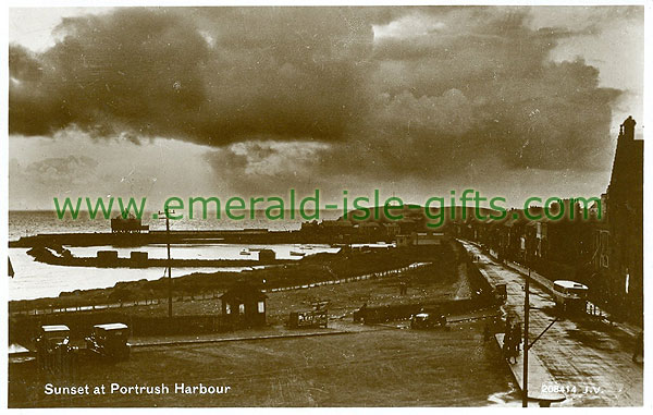 Antrim - Portrush - Sunset at Harbour