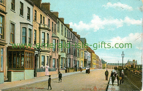 Antrim - Portrush - colour Main St