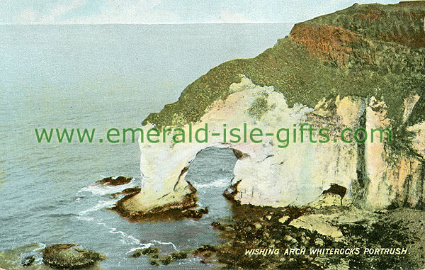 Antrim - Portrush - Wishing Arch and White Rocks