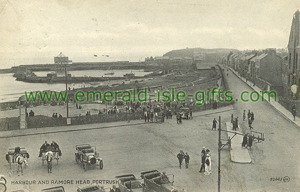 Antrim - Portrush - Harbour and Ramore Head