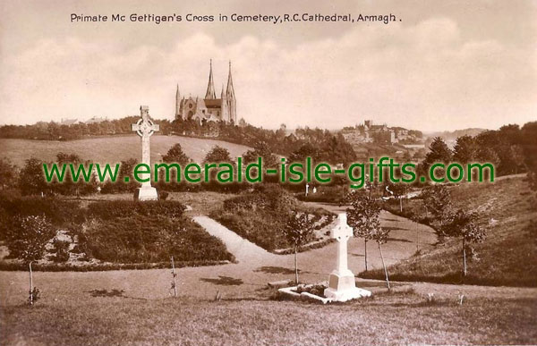 Armagh Town - Cemetary - b/w photo