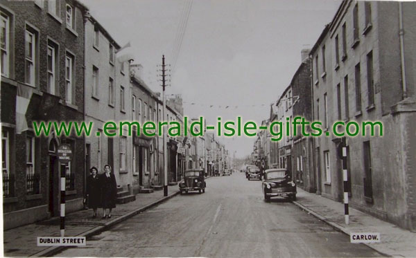 Carlow Town - Dublin Street - old photo