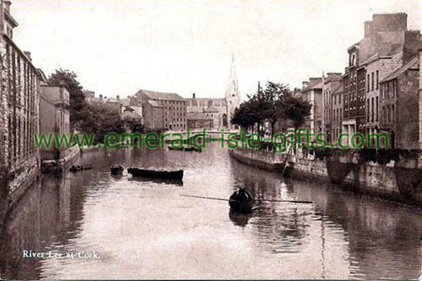 Cork City - River Lee - old Irish photo