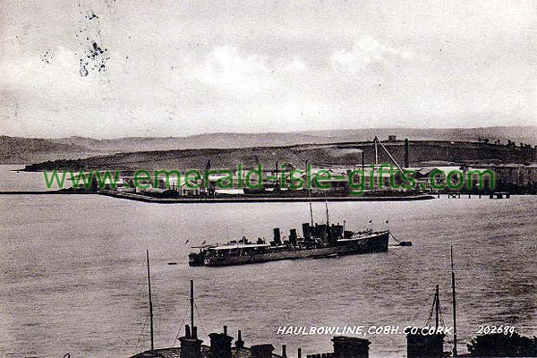 Cork - Haulbowline - old b/w Irish photo