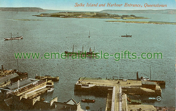 Cork - Spike Island - Spike Island and Harbour Entrance, Queenstown