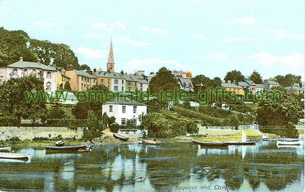 Cork - Sundays Well - View from across River Lee