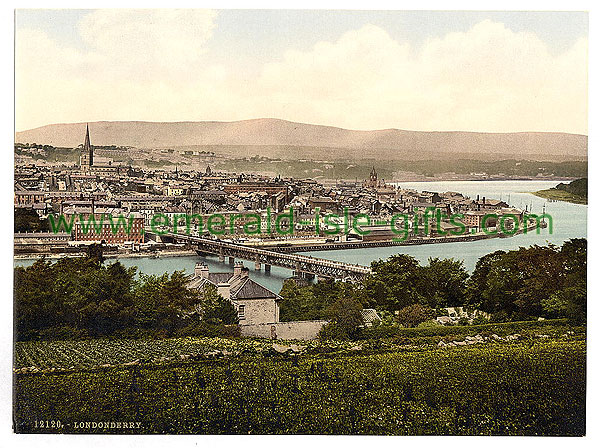 Derry - City - Great photochrome view