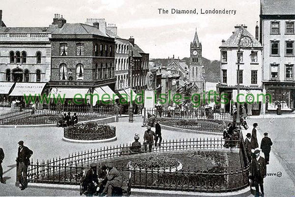 Derry - City - Chatting at The Diamond