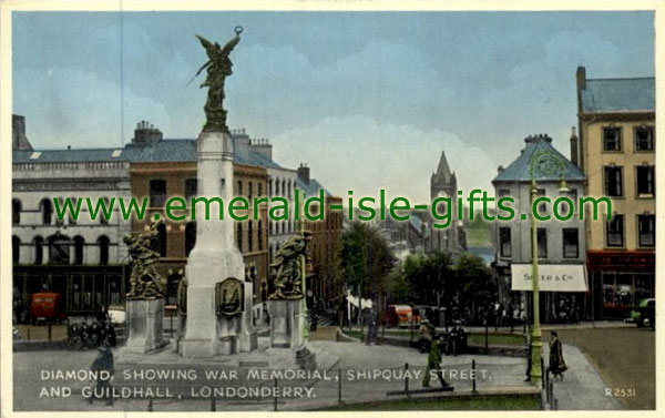 Derry City - Diamond & War Memorial