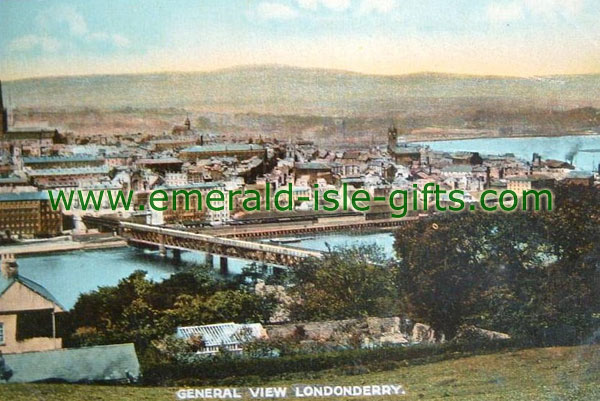 Derry City - General view - old photo