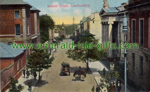 Derry City - Bishop Street in colour