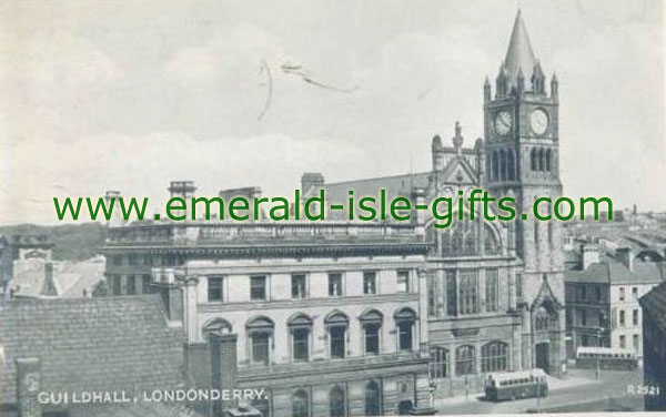 Derry City - The Guildhall old photo