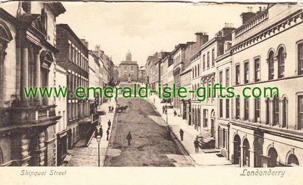 Derry City - old photo of Shipquay St