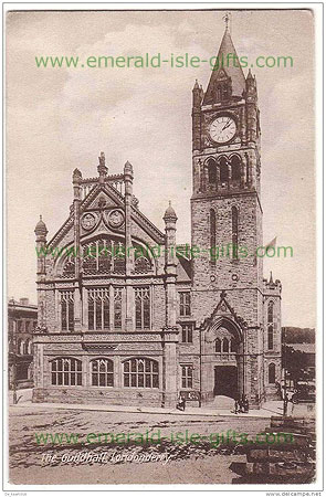 Derry City - The Guilhall old Irish photo