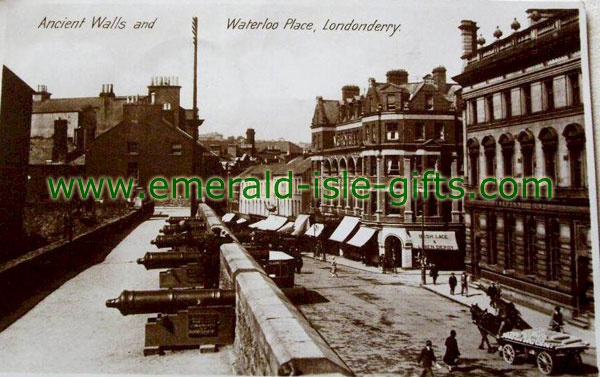 Derry City - Ancient Walls - old photo