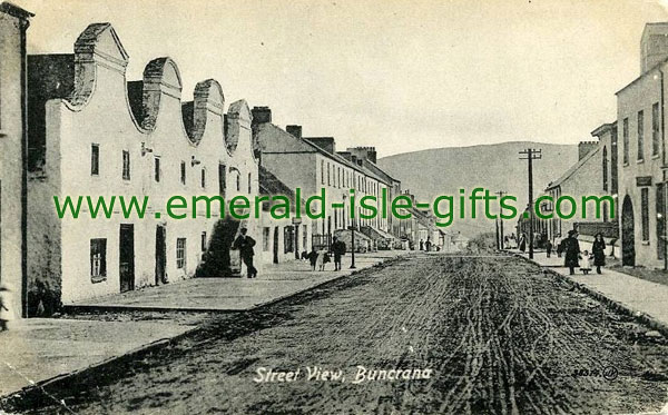 Donegal - Buncrana - old street view