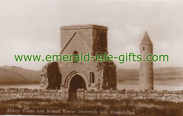 Fermanagh - Devinish - Abbey - Round Tower