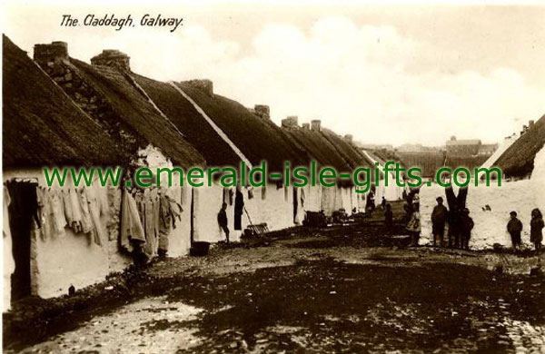 Galway - Claddagh Village - old photo