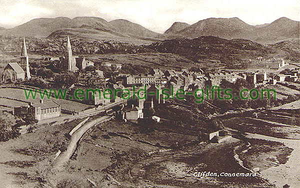 Galway - Clifden - an aerial view