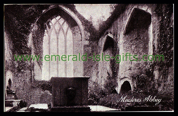 Kerry - Muckross Abbey - old b/w