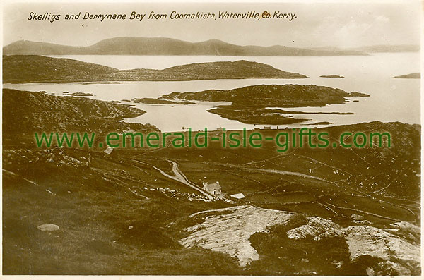 Kerry - Skelligs & Derrynane Bay from Coomakist, Waterville