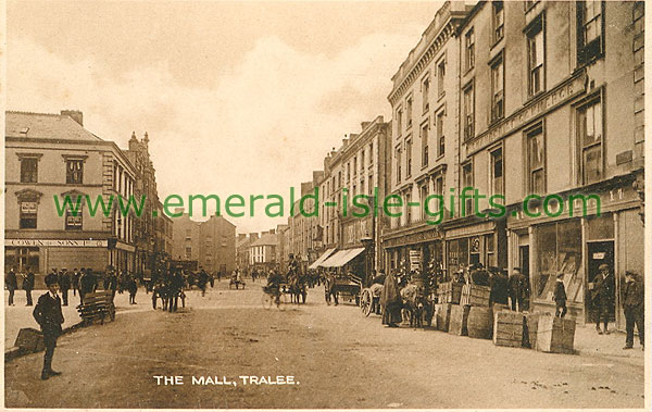 Kerry - Tralee - The Mall - sepia