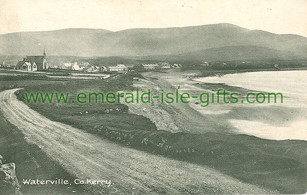 Kerry - Waterville - Coastal view b/w