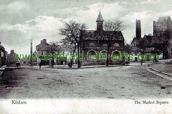 Kildare Town - Market Square circa 1905