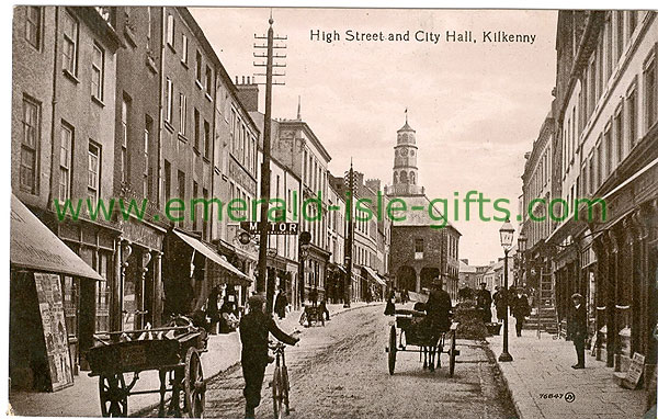 Kilkenny - Kilkenny City - High Street and City Hall