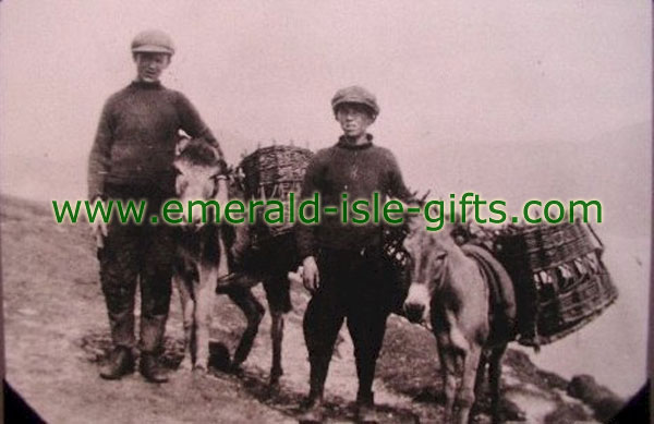 Evocative photo of father and son with turf