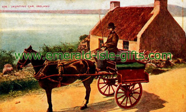 Irish rural Jaunting Car