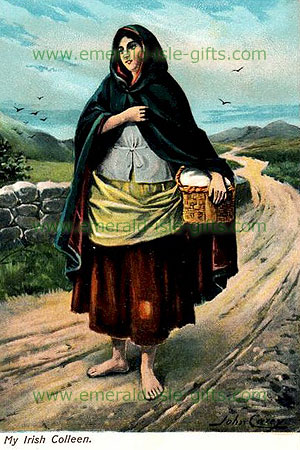 My Irish Colleen - old Ireland historical image