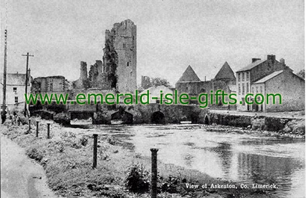 Askeaton, Limerick, old photo print