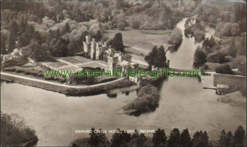 Mayo - Ashford Castle Hotel - b/w old photo