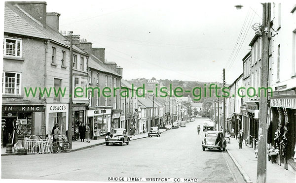 Mayo - Westport - Bridge St old b/w