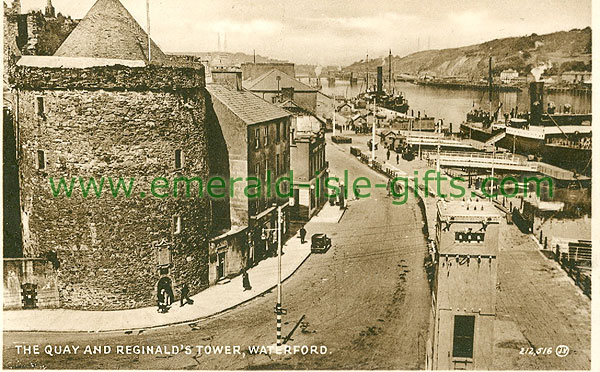 Waterford - Waterford City - the quays & reginalds tower