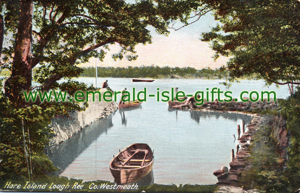 Westmeath - Hare Island - vintage colour print