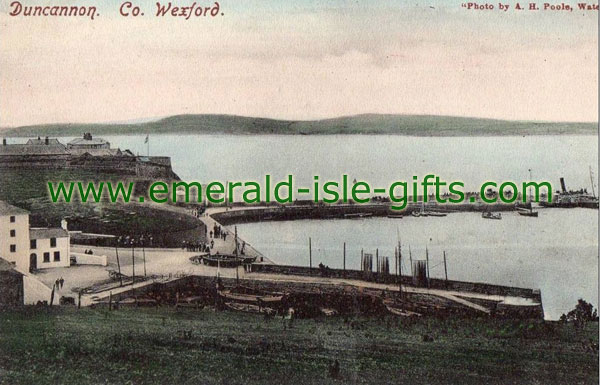 Wexford - Duncannon Harbour - old print