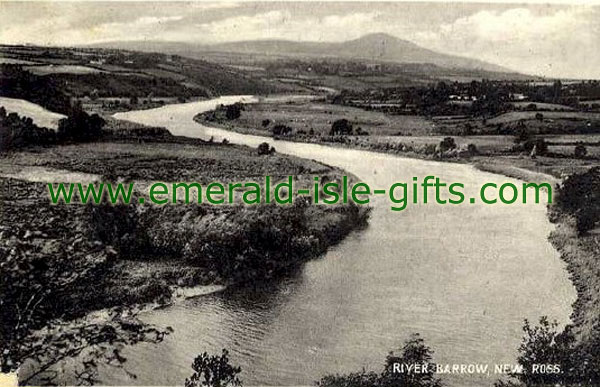 Wexford - River Barrow - old b/w photo